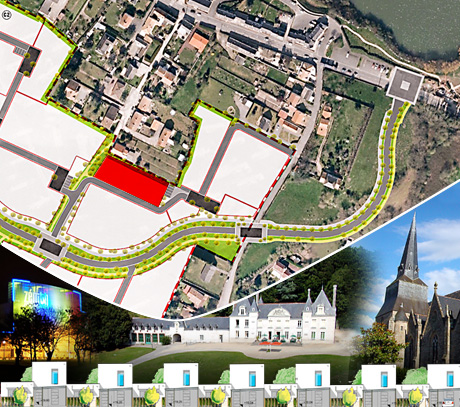 plan opération de 7 maisons à saint herblain